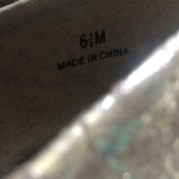 Moda Spana metallic gold snake print pumps 6-1/2 NEW - Picture 8 of 8